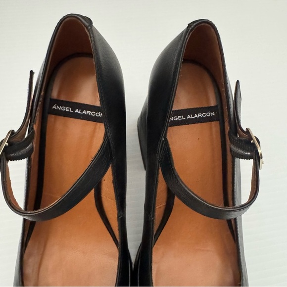 Anthropologie Angel Alarcon Ankle-Strap Heels Sz. 38 - Picture 10 of 14